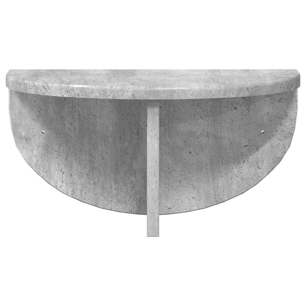 vidaXL Półka ścienna Betonowy szary 38 x 19 x 19 cm