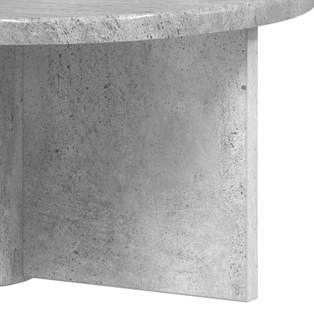 vidaXL Półka ścienna 2 pcs Betonowy szary 38 x 19 x 19 cm