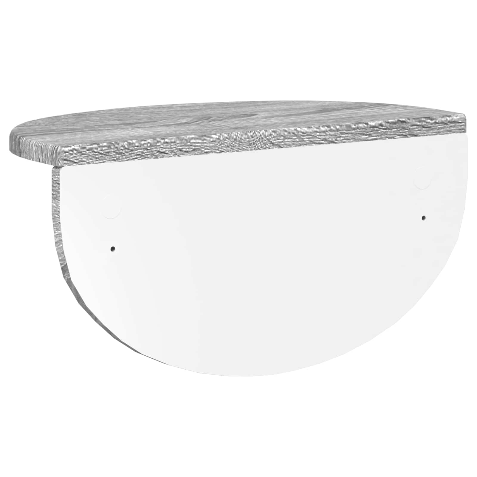 vidaXL Półka ścienna Montowane na ścianie Szary Sonoma 38 x 19 x 19 cm