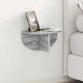 vidaXL Półka ścienna 2 pcs Szary Sonoma 38 x 19 x 19 cm