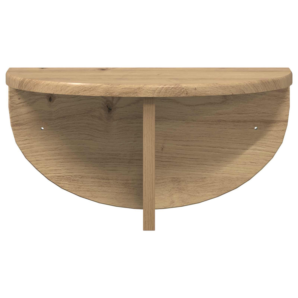 vidaXL Półka ścienna 2 pcs Dąb rzemieślniczy 38 x 19 x 19 cm