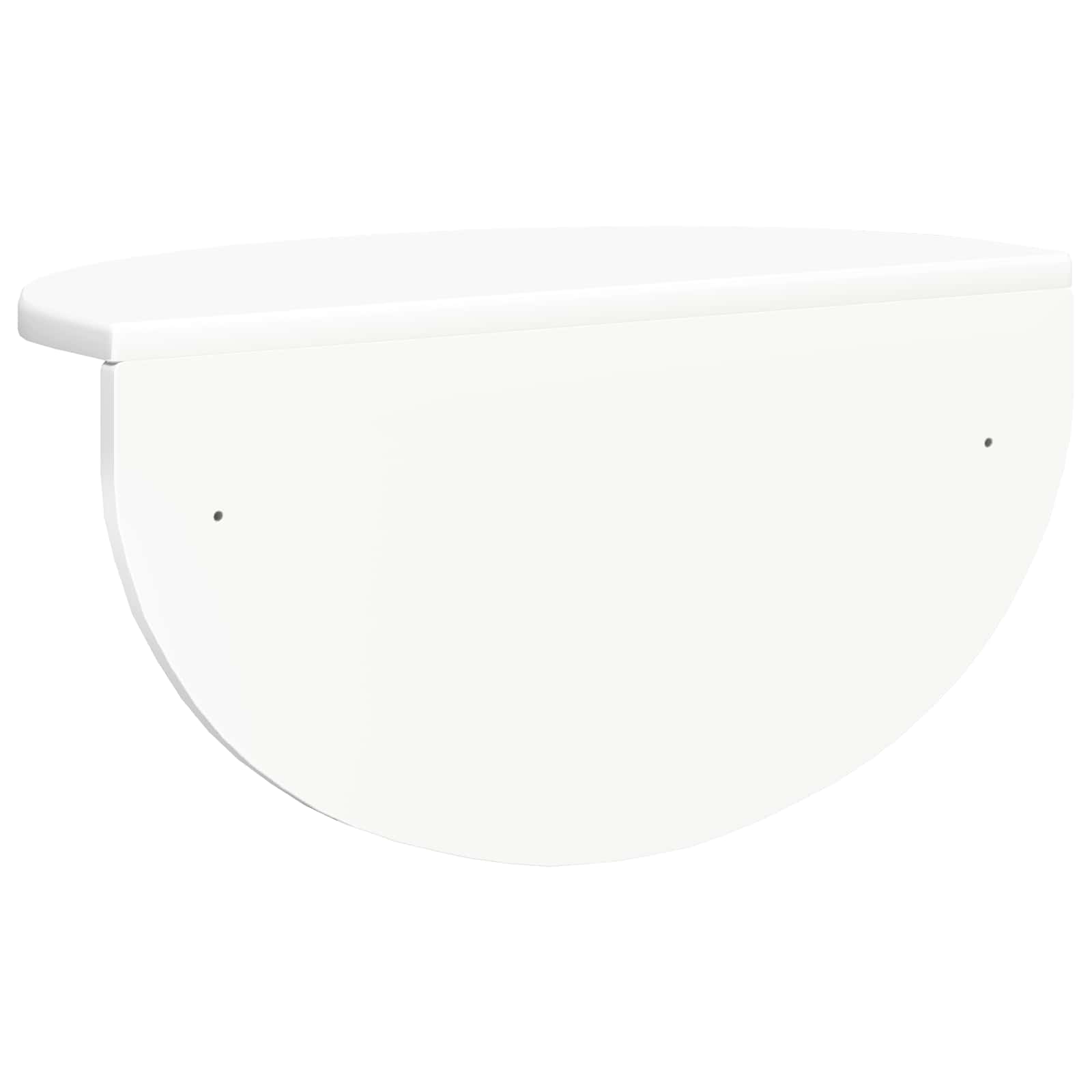 vidaXL Półka ścienna Biały 48 x 24 x 24 cm Materiał drewnopochodny