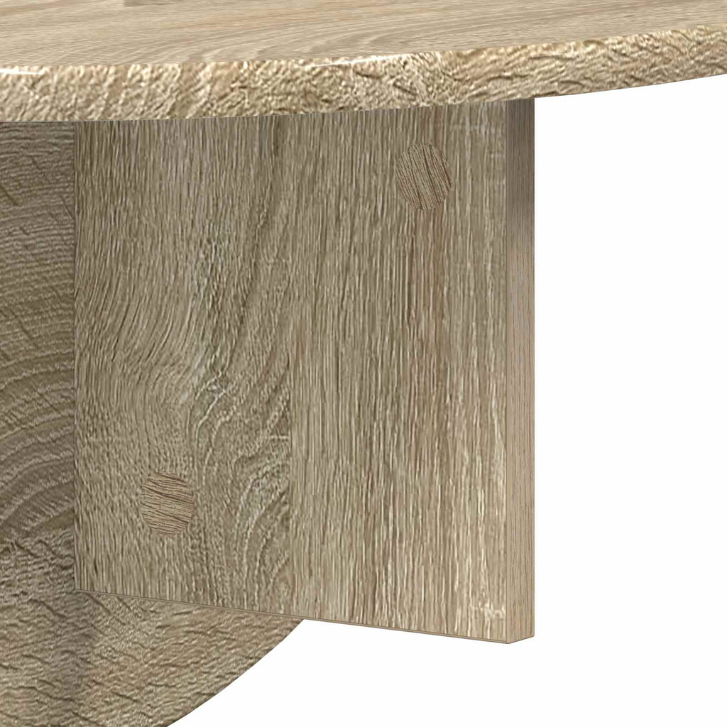 vidaXL Półka ścienna 2 pcs Dąb Sonoma 48 x 24 x 24 cm