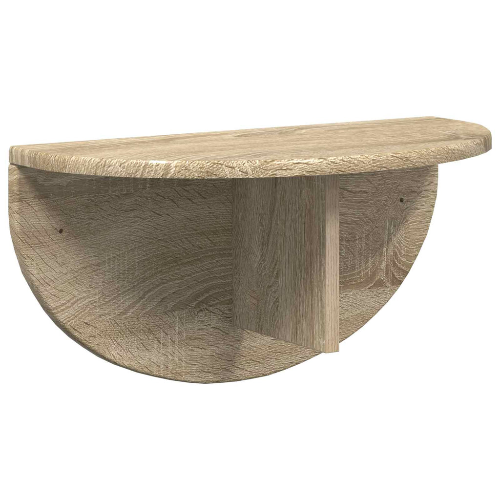vidaXL Półka ścienna 2 pcs Dąb Sonoma 48 x 24 x 24 cm