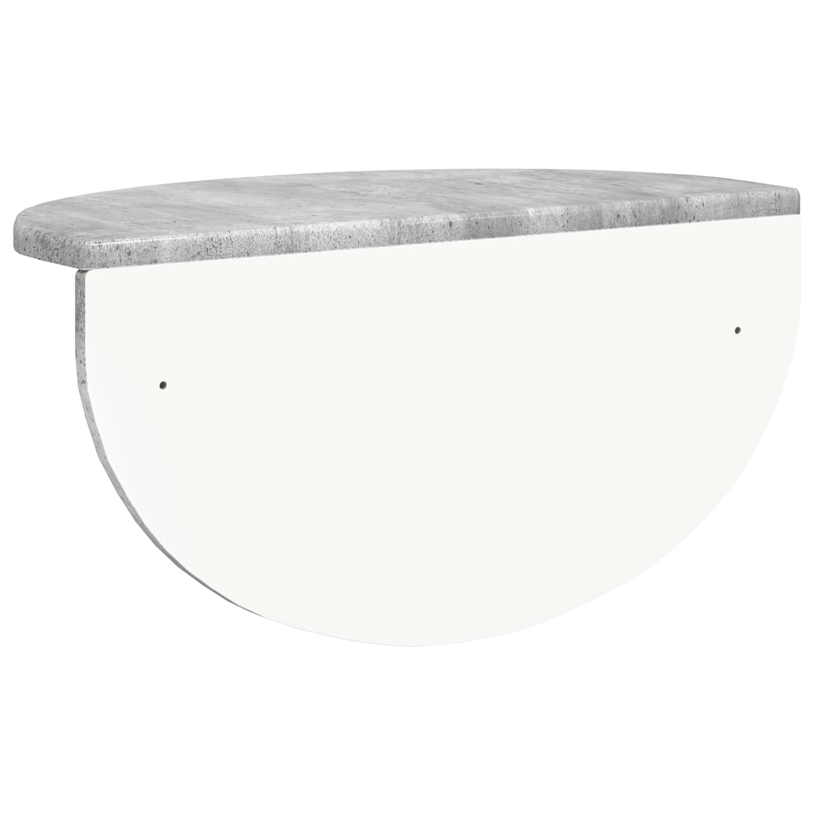 vidaXL Półka ścienna 2 pcs Betonowy szary 48 x 24 x 24 cm