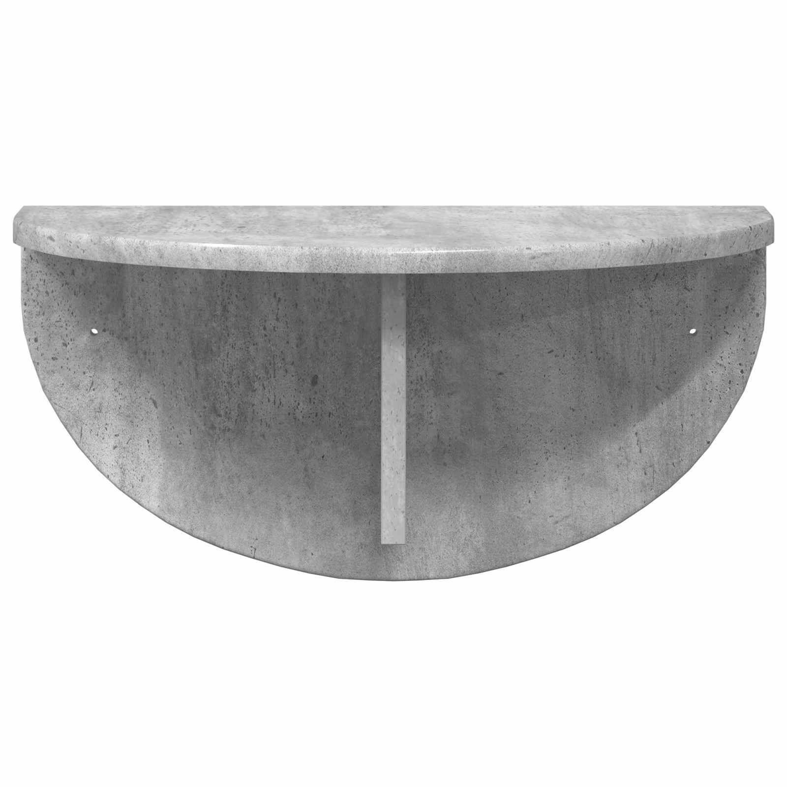 vidaXL Półka ścienna 2 pcs Betonowy szary 48 x 24 x 24 cm