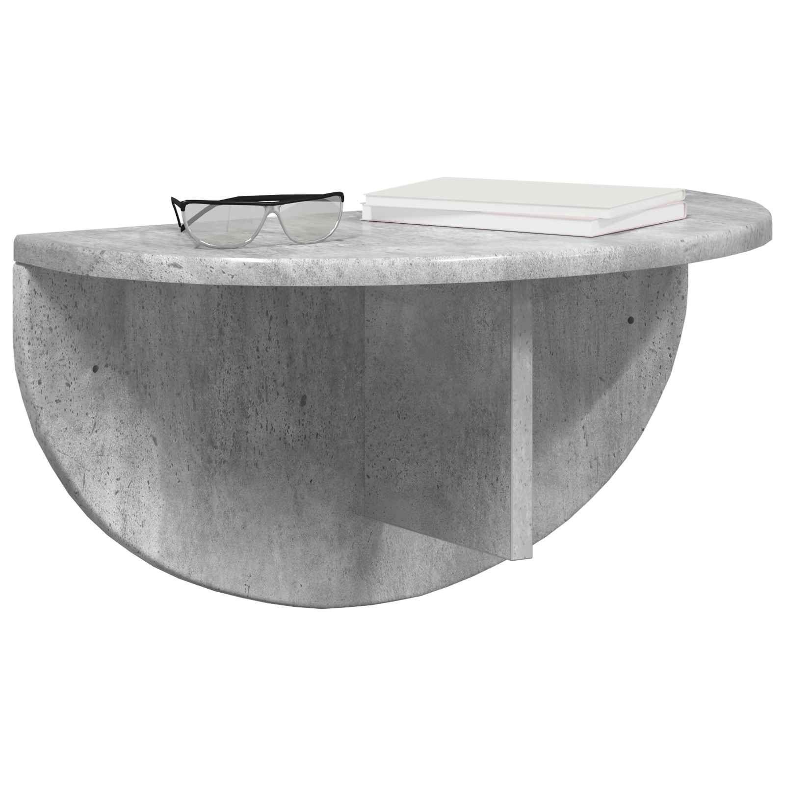 vidaXL Półka ścienna 2 pcs Betonowy szary 48 x 24 x 24 cm