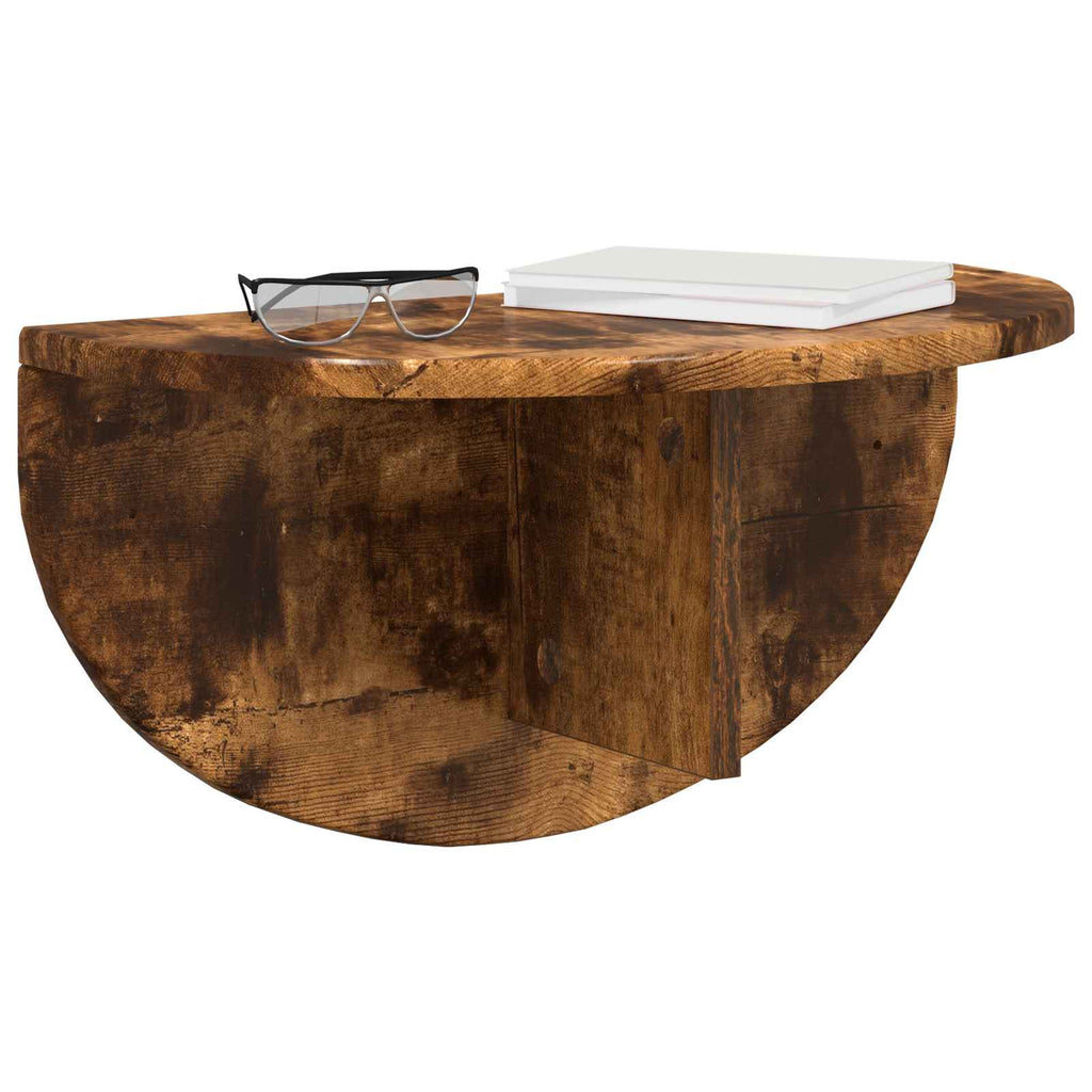 vidaXL Półka ścienna Dąb wędzony 48 x 24 x 24 cm Drewno inżynieryjne