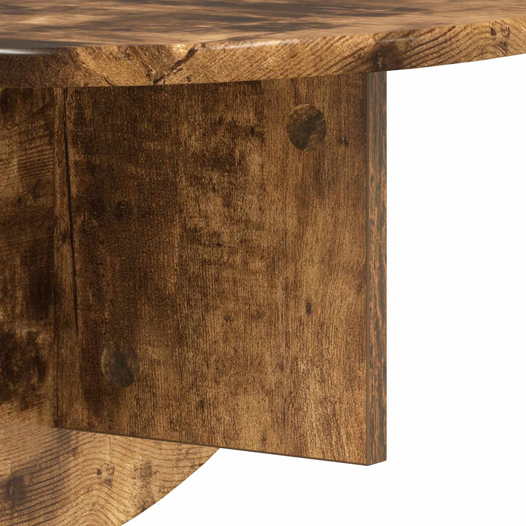 vidaXL Półka ścienna 2 pcs Dąb wędzony 48 x 24 x 24 cm