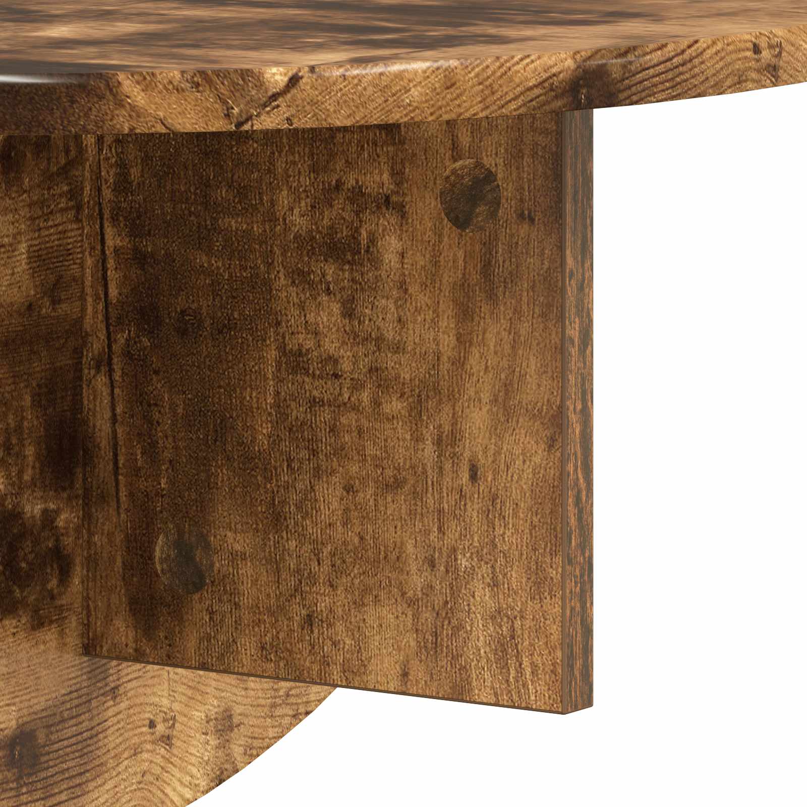 vidaXL Półka ścienna 2 pcs Dąb wędzony 48 x 24 x 24 cm