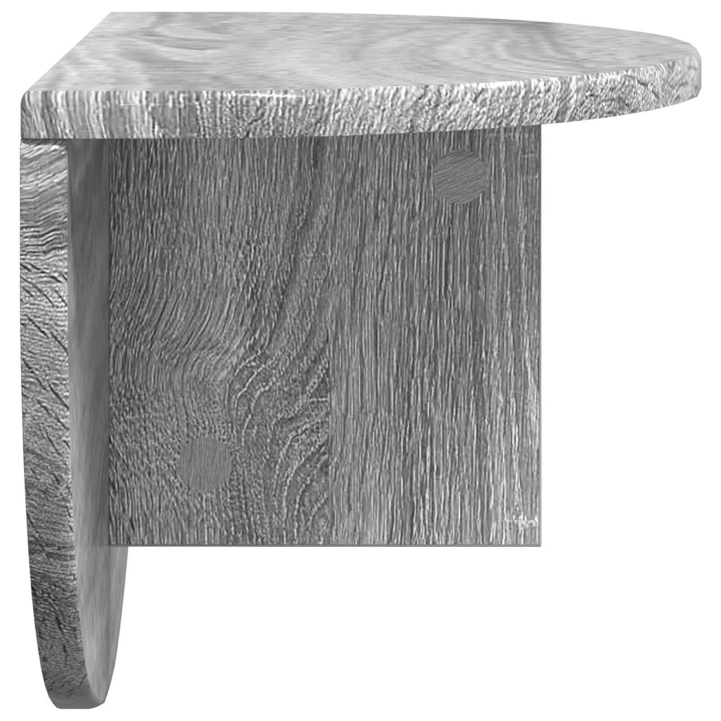 vidaXL Półka ścienna Montowane na ścianie Szary Sonoma 48 x 24 x 24 cm