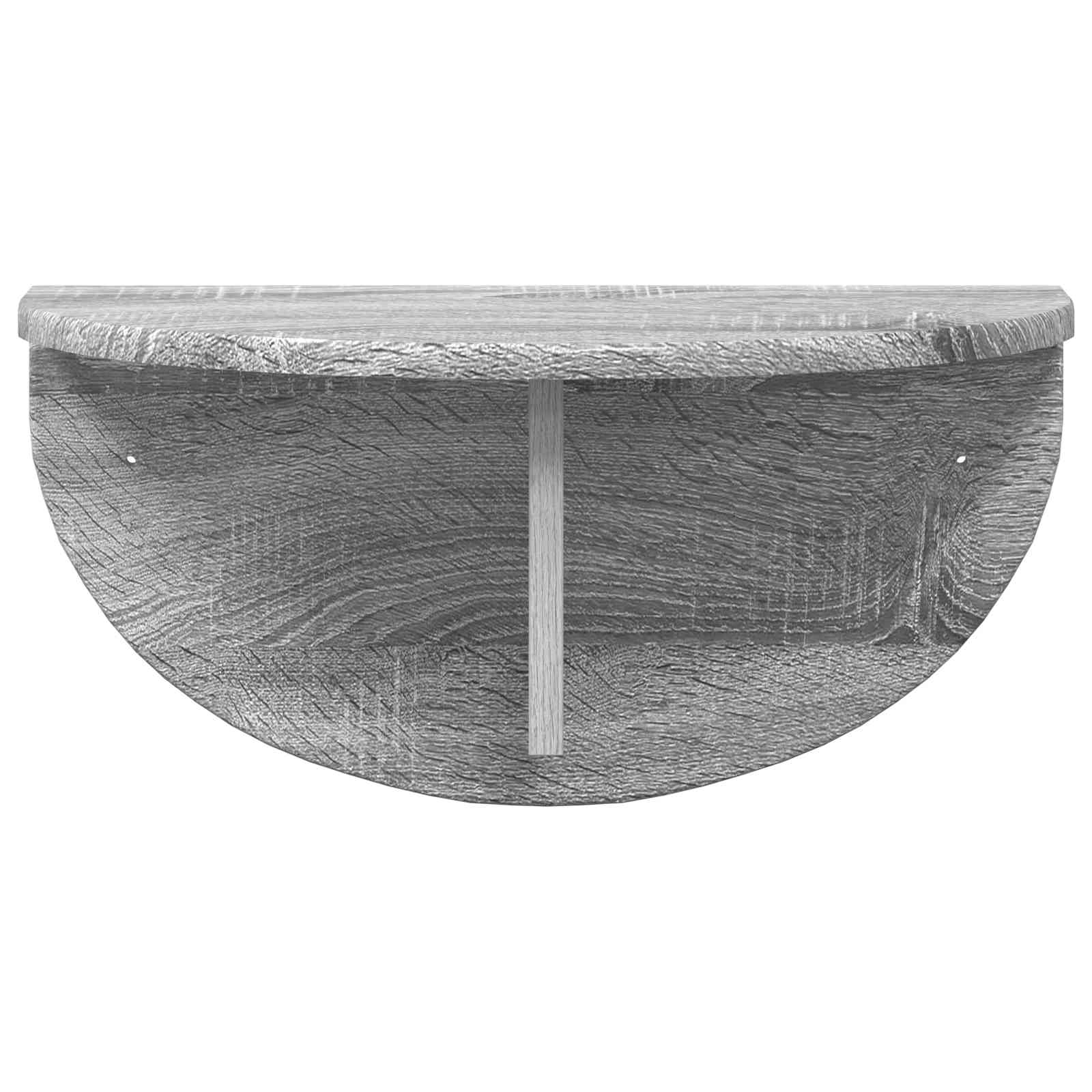 vidaXL Półka ścienna 2 pcs Szary Sonoma 48 x 24 x 24 cm