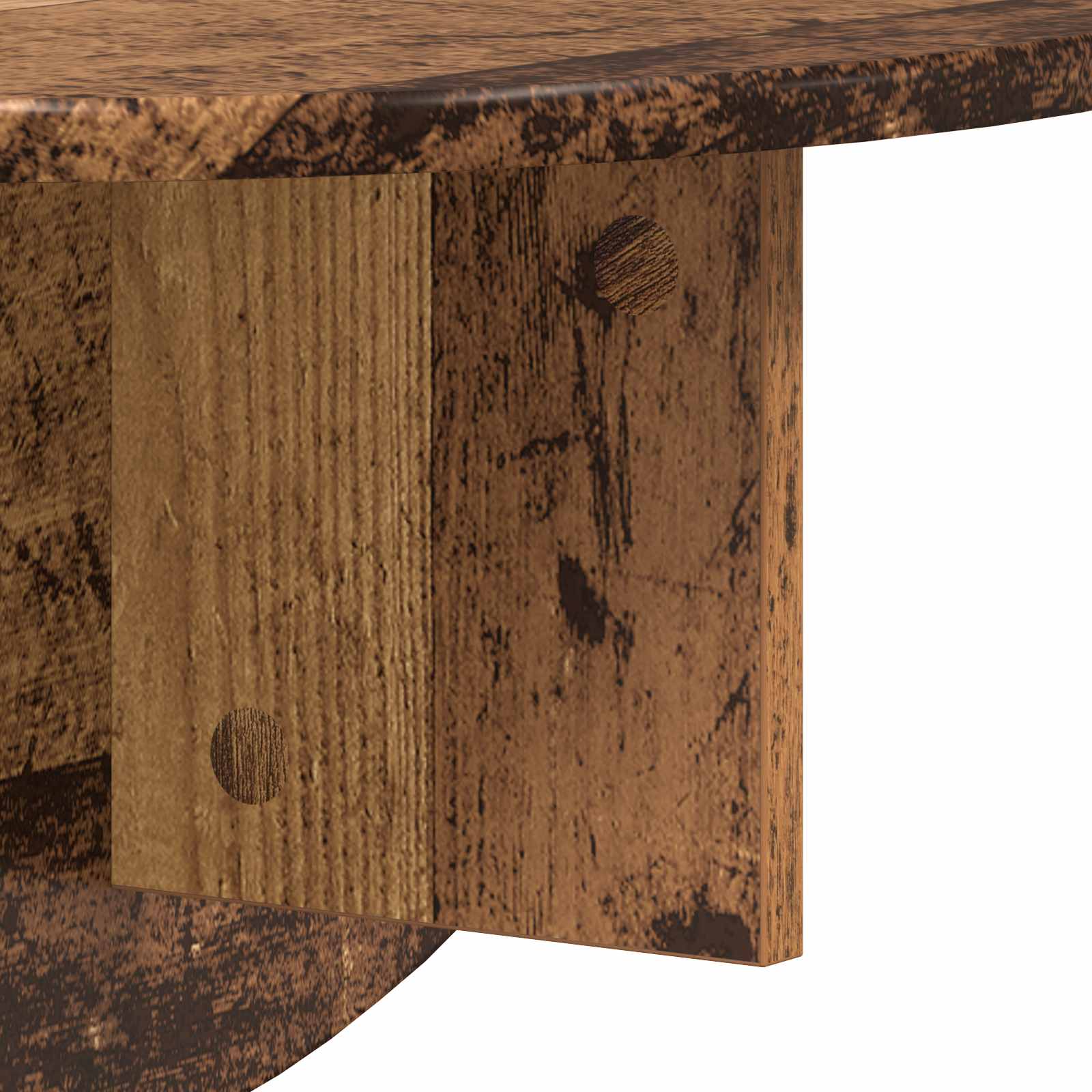 vidaXL Półka ścienna Montowane na ścianie Stare drewno 48 x 24 x 24 cm
