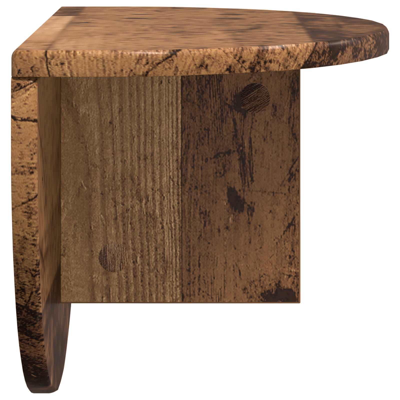 vidaXL Półka ścienna Montowane na ścianie Stare drewno 48 x 24 x 24 cm