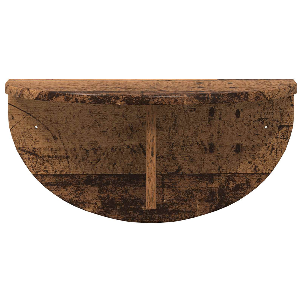 vidaXL Półka ścienna 2 pcs Stare drewno 48 x 24 x 24 cm
