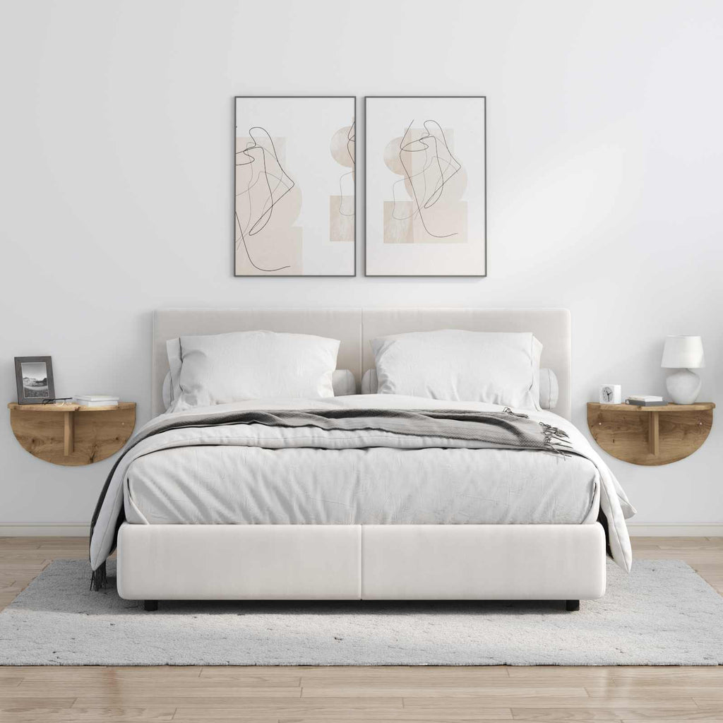 vidaXL Półka ścienna Dąb rzemieślniczy 48 x 24 x 24 cm