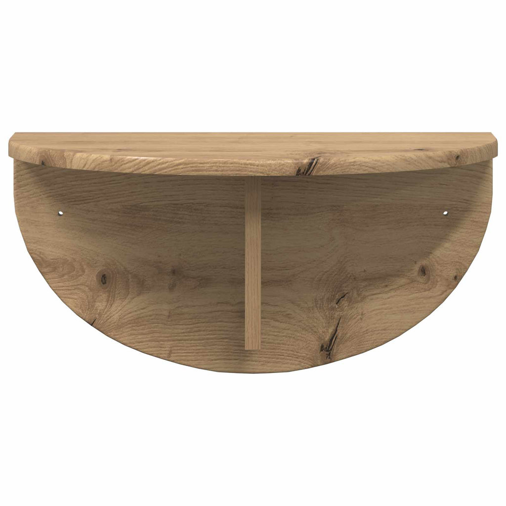 vidaXL Półka ścienna 2 pcs Dąb rzemieślniczy 48 x 24 x 24 cm