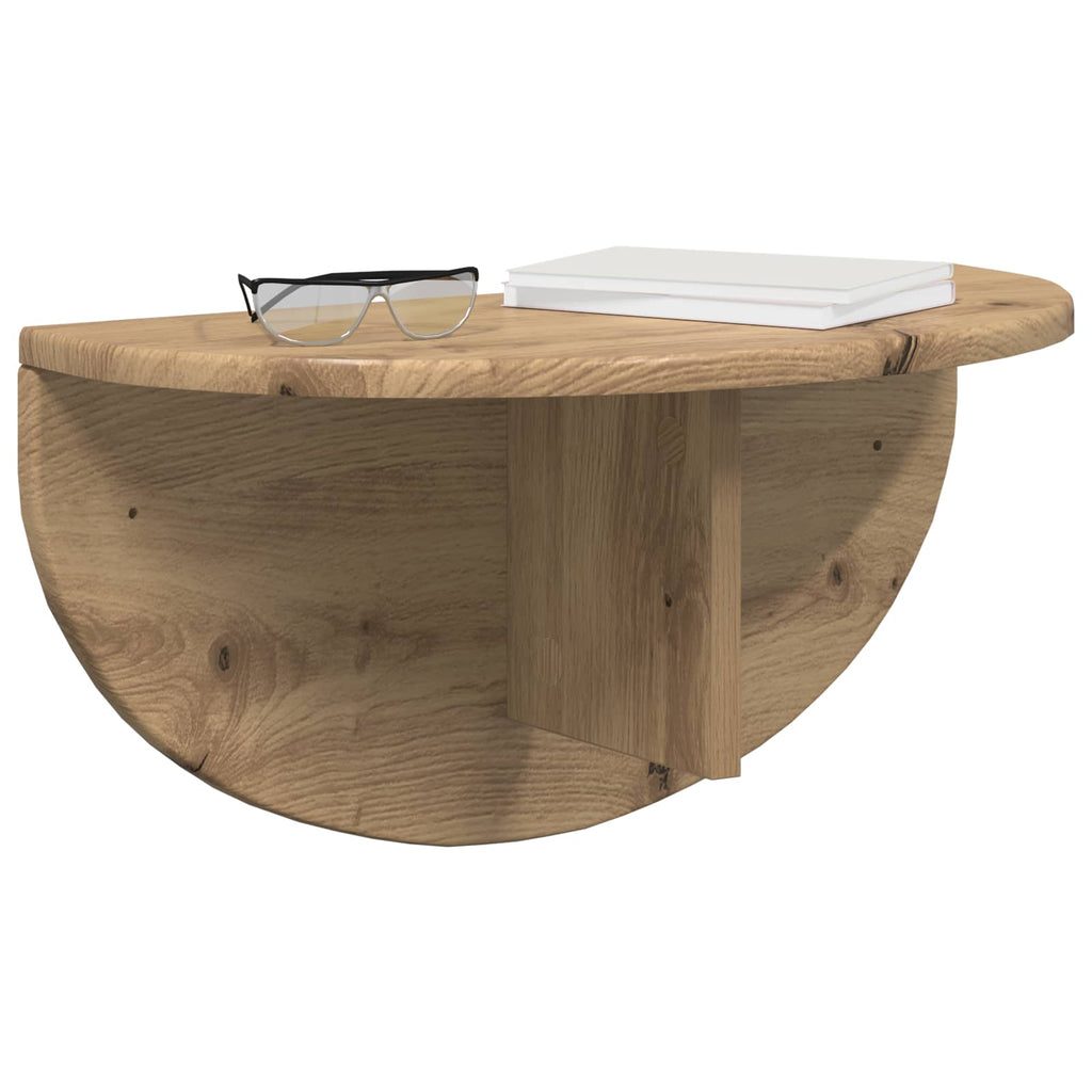vidaXL Półka ścienna 2 pcs Dąb rzemieślniczy 48 x 24 x 24 cm
