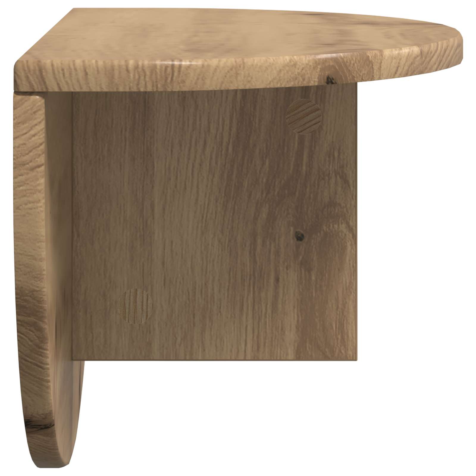 vidaXL Półka ścienna 2 pcs Dąb rzemieślniczy 48 x 24 x 24 cm
