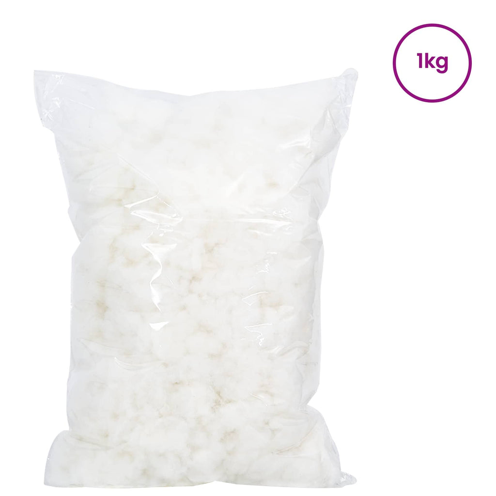 vidaXL Włóknina wypełniająca Biały 1 kg Poliester