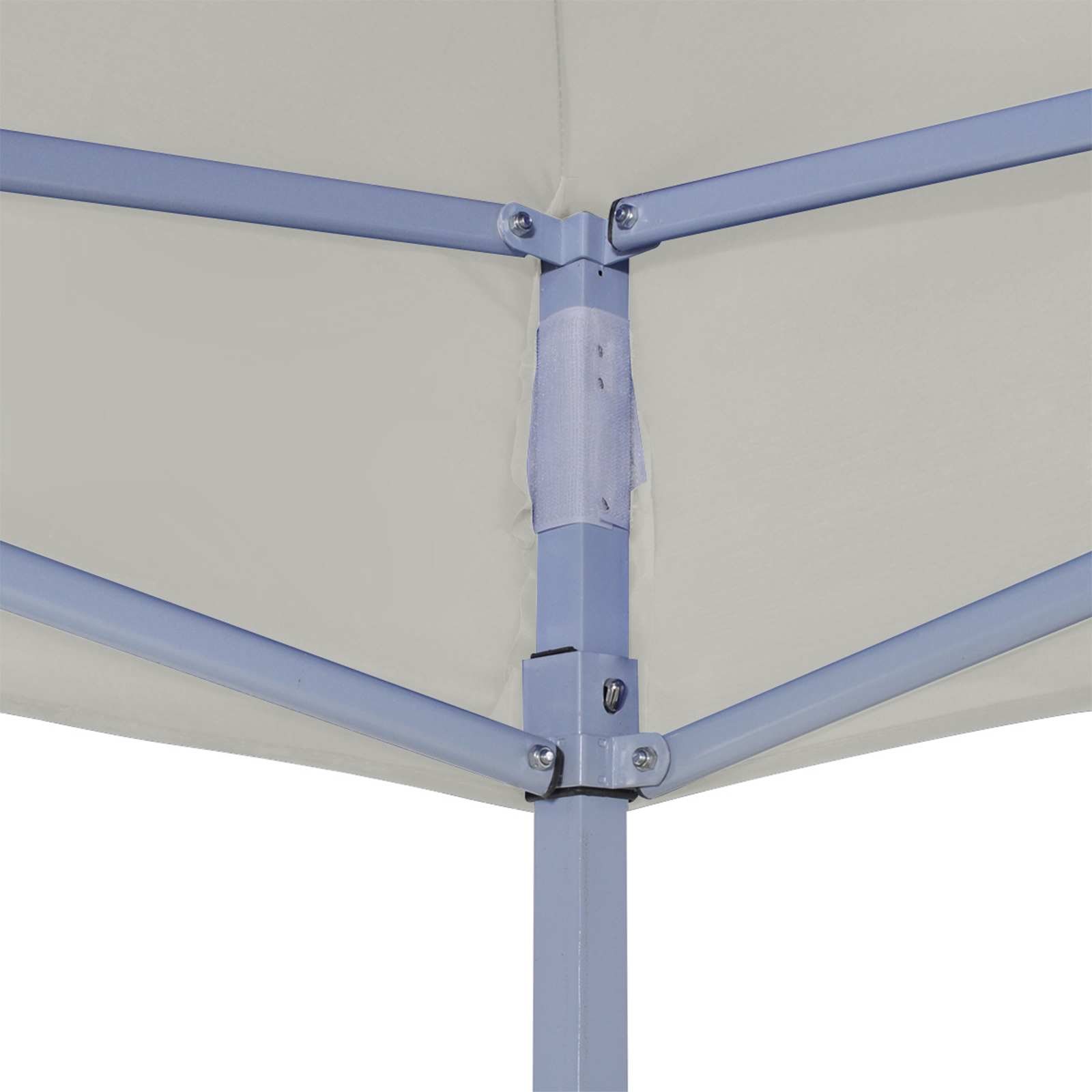 vidaXL Namiot Imprezowy Kremowy 200 x 200 x 315 cm Materiał Oxford