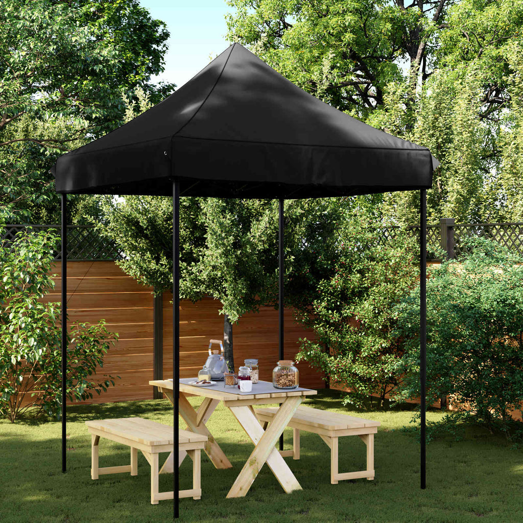 vidaXL Namiot Imprezowy Czarny 200 x 200 x 306 cm Materiał Oxford