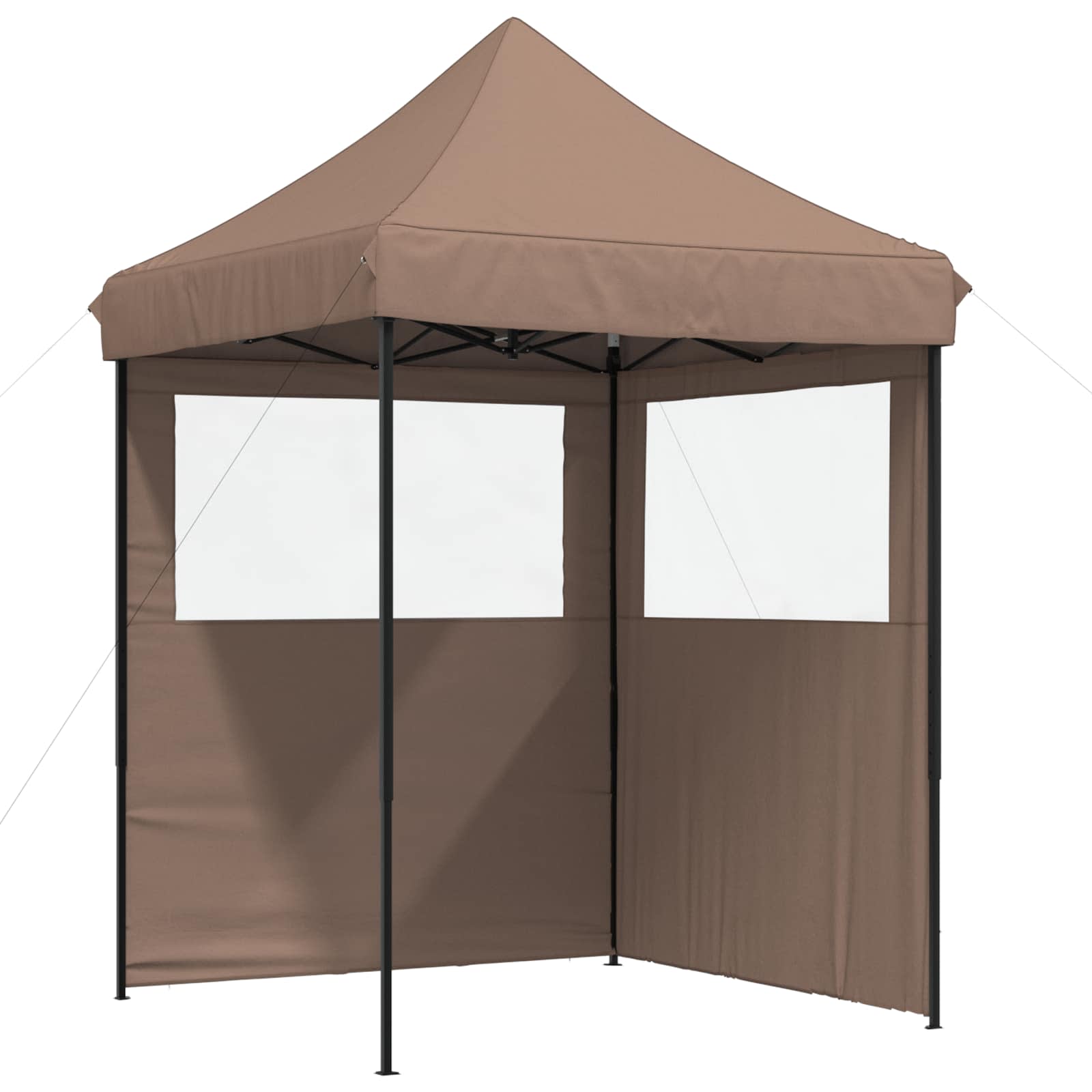 vidaXL Namiot Imprezowy Brązowy 200 x 200 x 306 cm Materiał Oxford