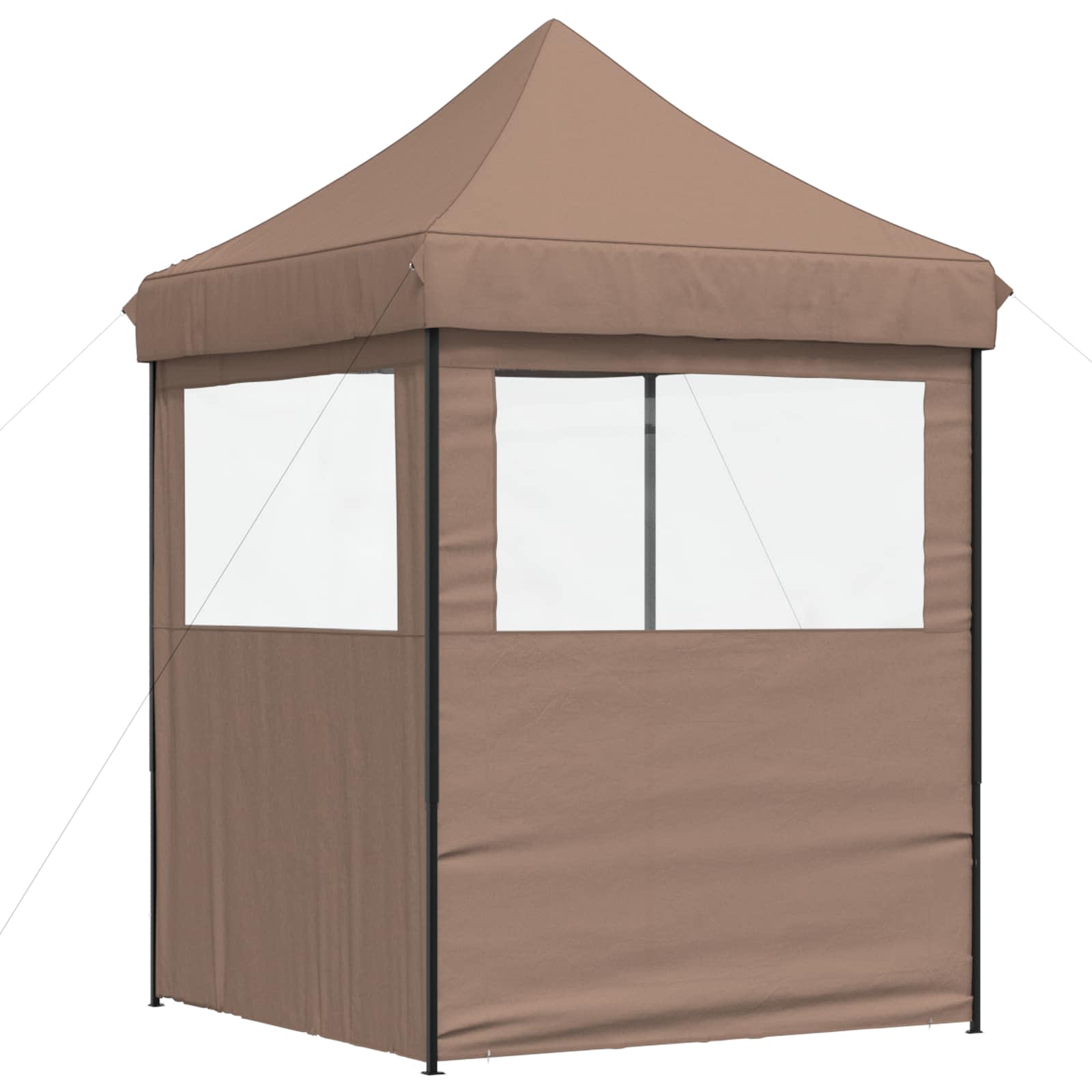 vidaXL Namiot Imprezowy Brązowy 200 x 200 x 306 cm Materiał Oxford