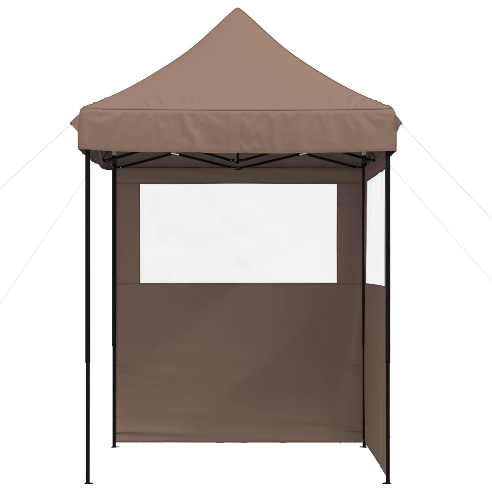 vidaXL Namiot Imprezowy Brązowy 200 x 200 x 306 cm Materiał Oxford