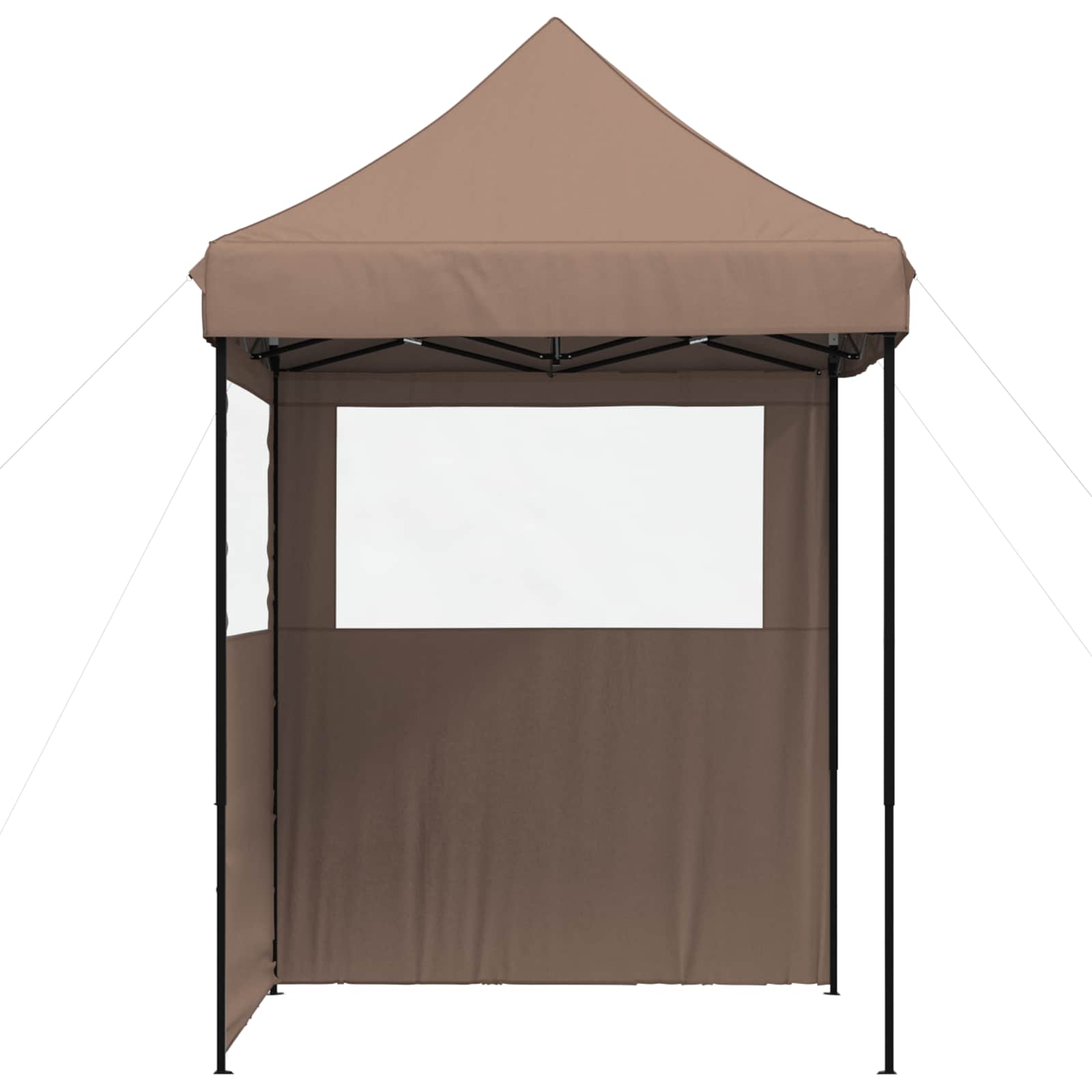 vidaXL Namiot Imprezowy Brązowy 200 x 200 x 306 cm Materiał Oxford