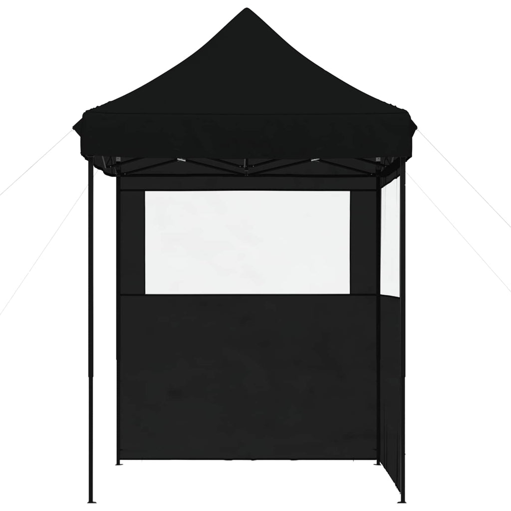 vidaXL Namiot Imprezowy Czarny 200 x 200 x 306 cm Materiał Oxford
