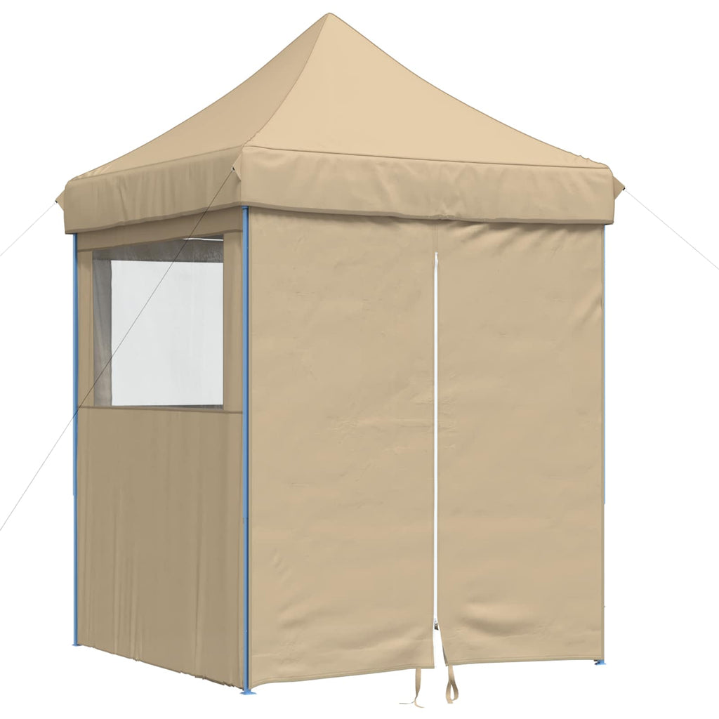 vidaXL Namiot Imprezowy Beżowy 200 x 200 x 306 cm Materiał Oxford