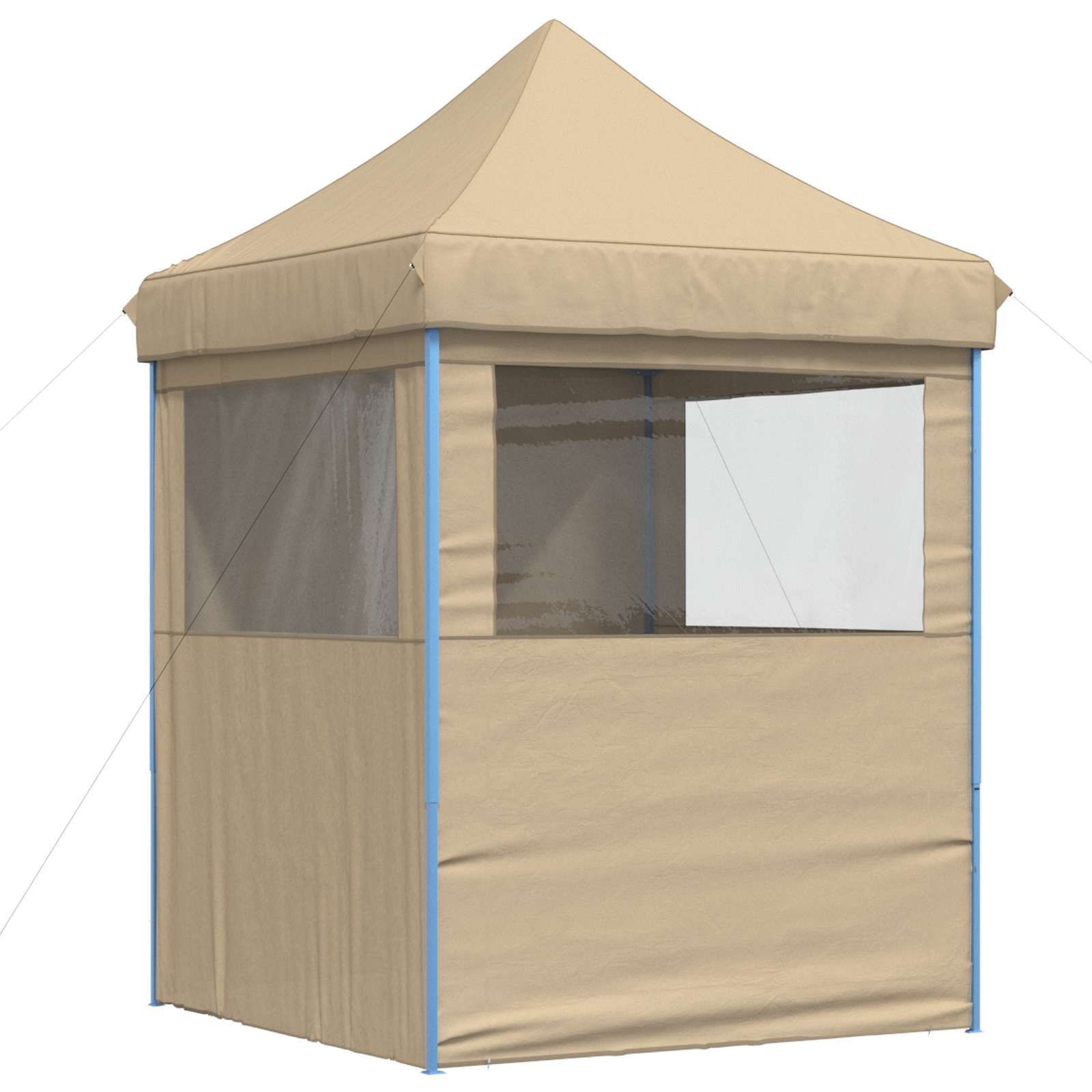 vidaXL Namiot Imprezowy Beżowy 200 x 200 x 306 cm Materiał Oxford