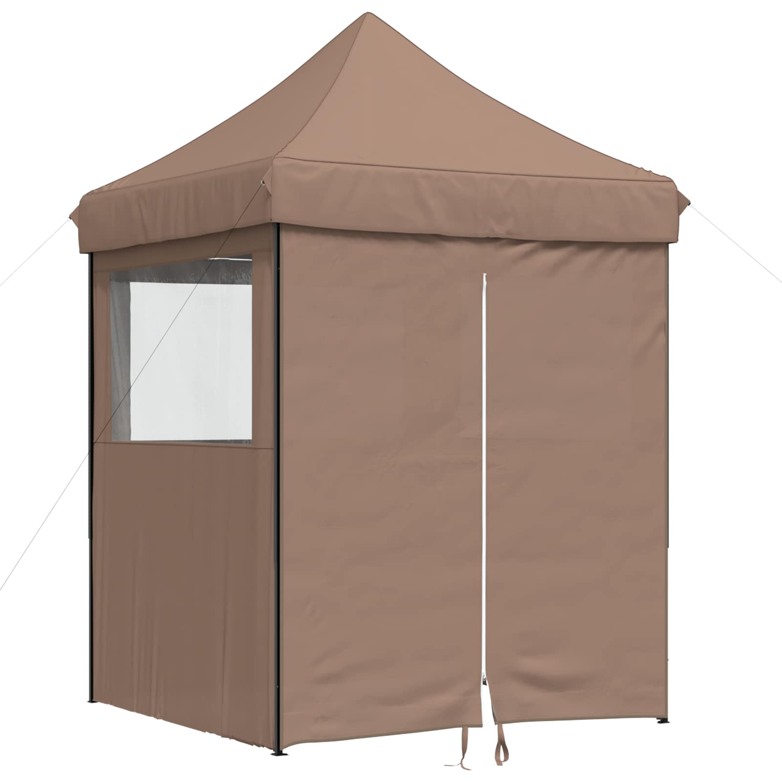 vidaXL Namiot Imprezowy Brązowy 200 x 200 x 306 cm Materiał Oxford