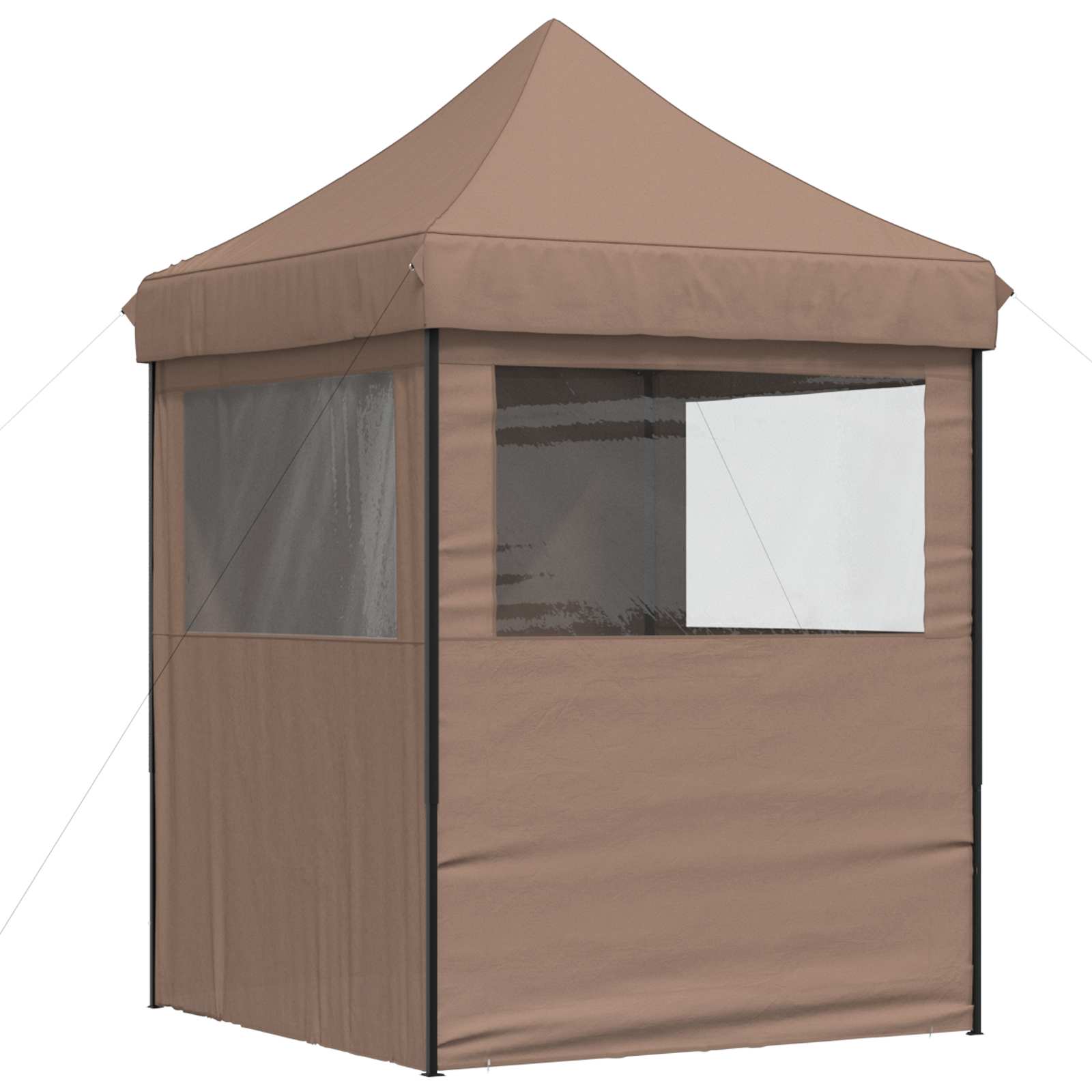vidaXL Namiot Imprezowy Brązowy 200 x 200 x 306 cm Materiał Oxford