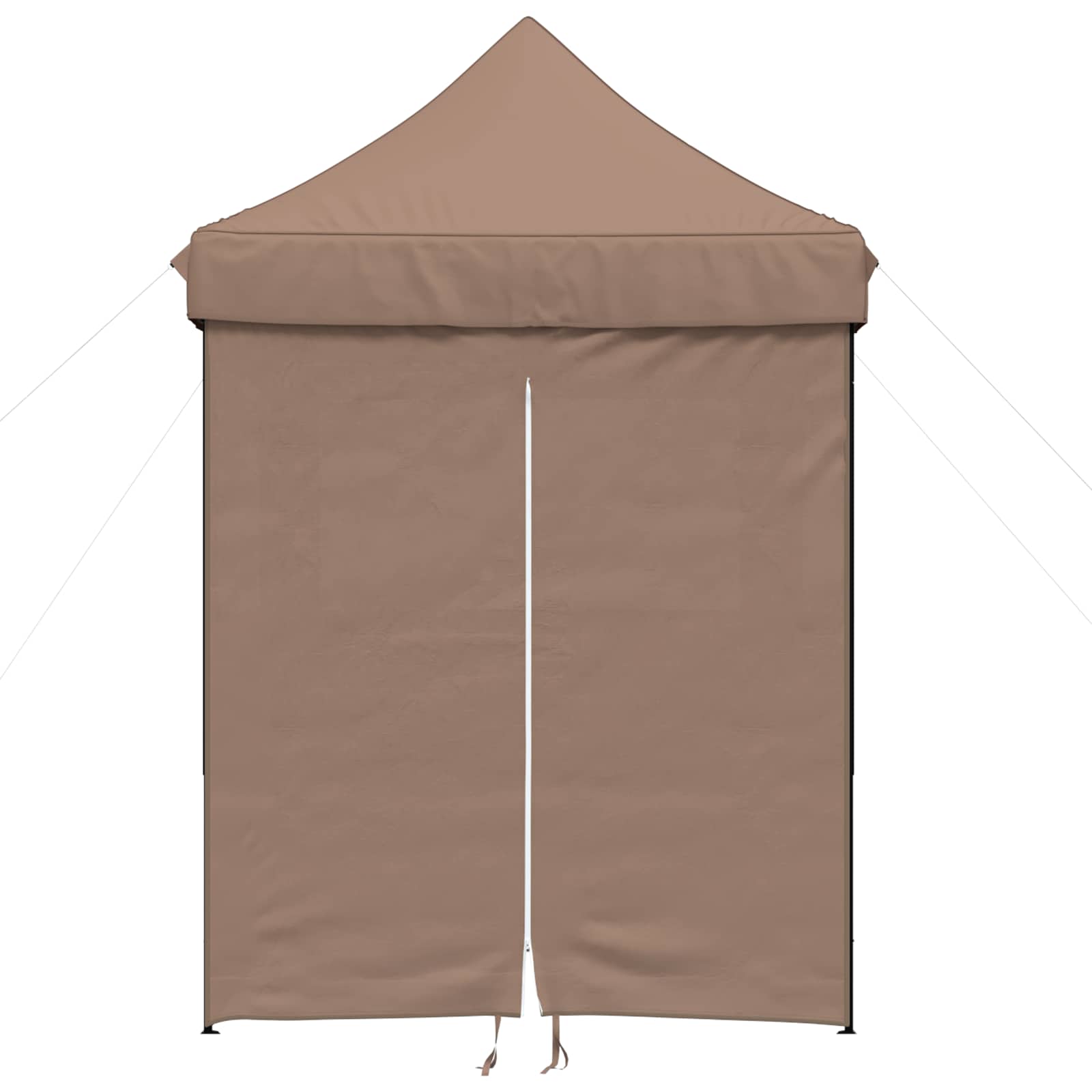 vidaXL Namiot Imprezowy Brązowy 200 x 200 x 306 cm Materiał Oxford