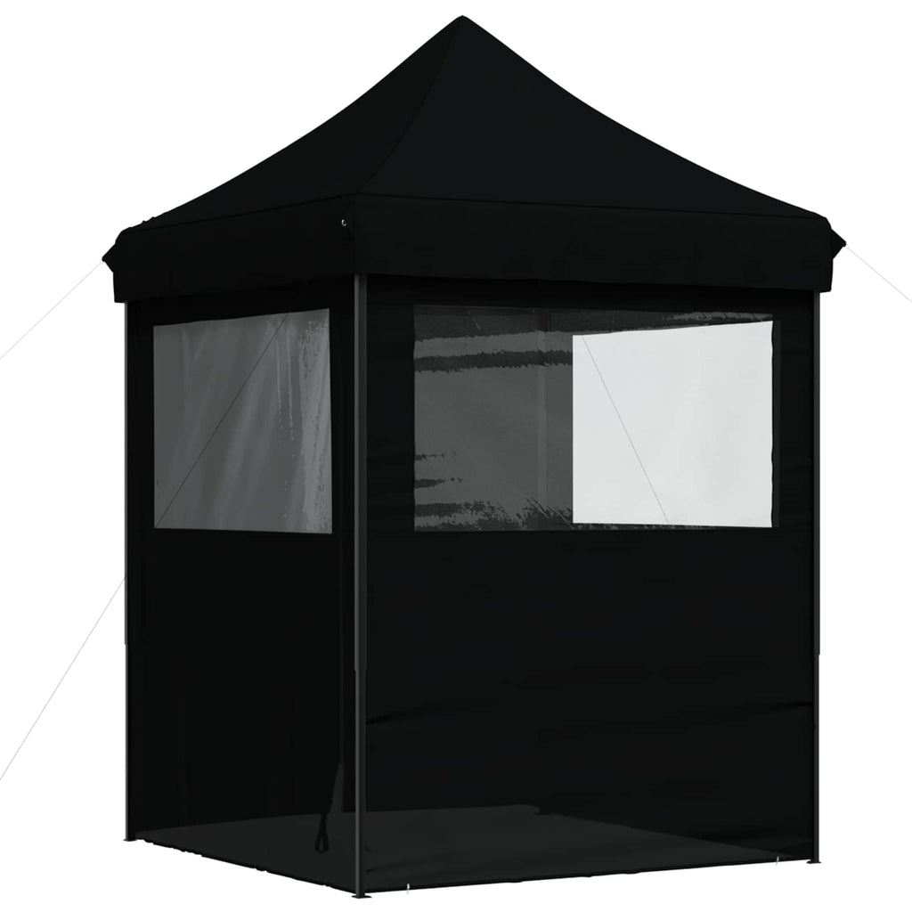 vidaXL Namiot Imprezowy Czarny 200 x 200 x 306 cm Materiał Oxford