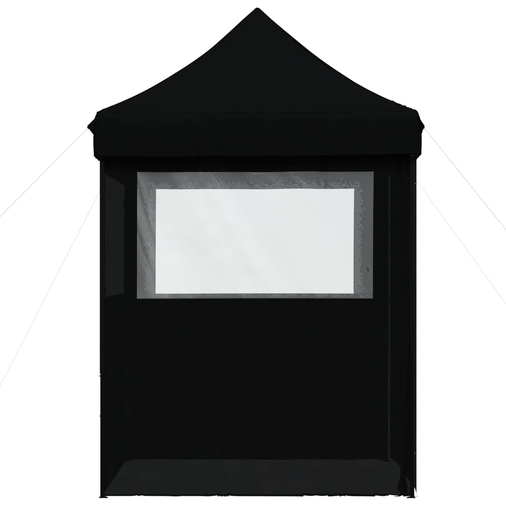 vidaXL Namiot Imprezowy Czarny 200 x 200 x 306 cm Materiał Oxford
