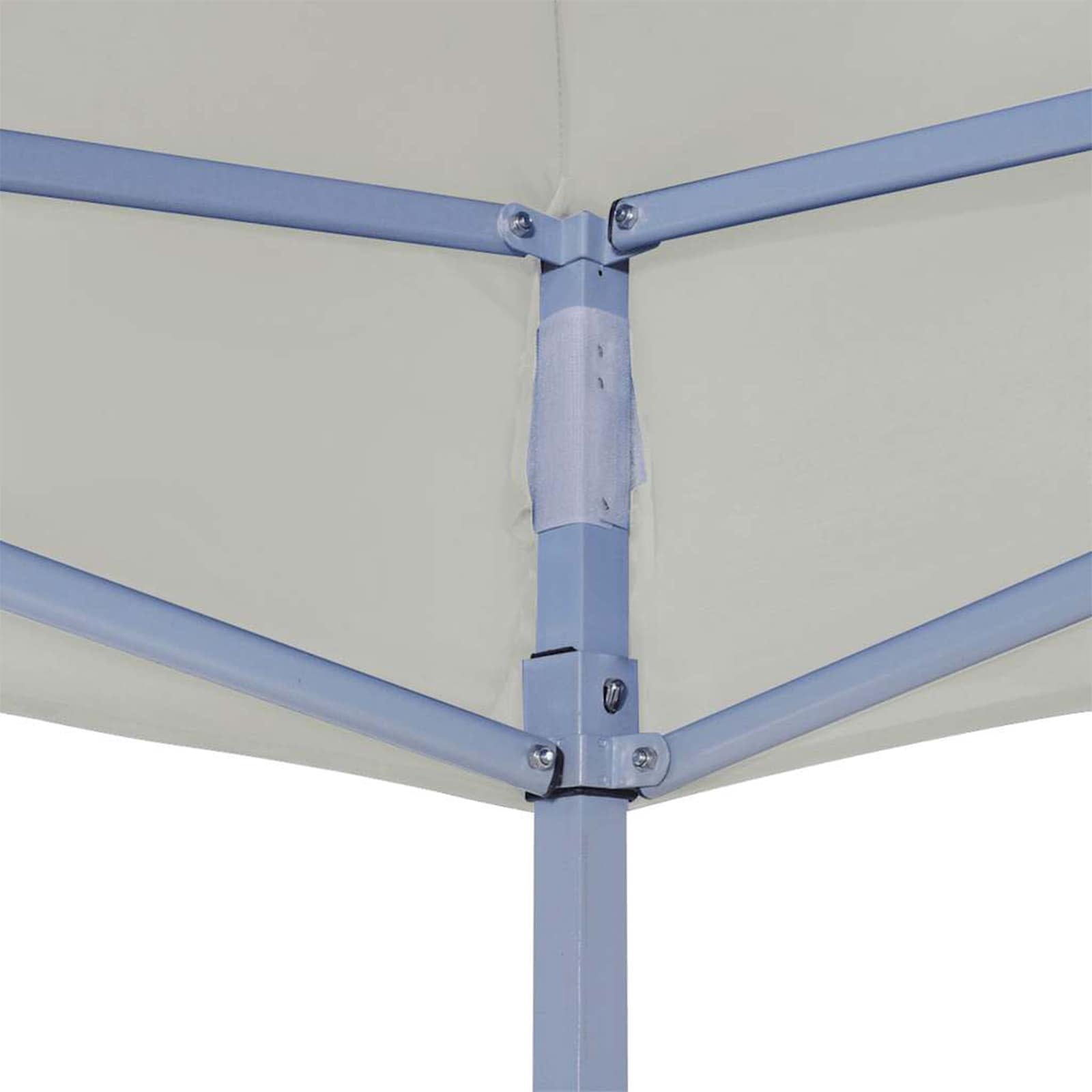 vidaXL Namiot Imprezowy Kremowy 291 x 291 x 315 cm Materiał Oxford