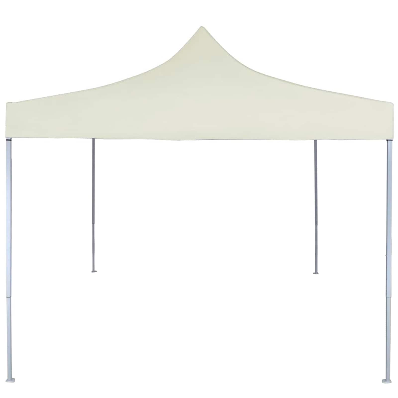 vidaXL Namiot Imprezowy Kremowy 291 x 291 x 315 cm Materiał Oxford