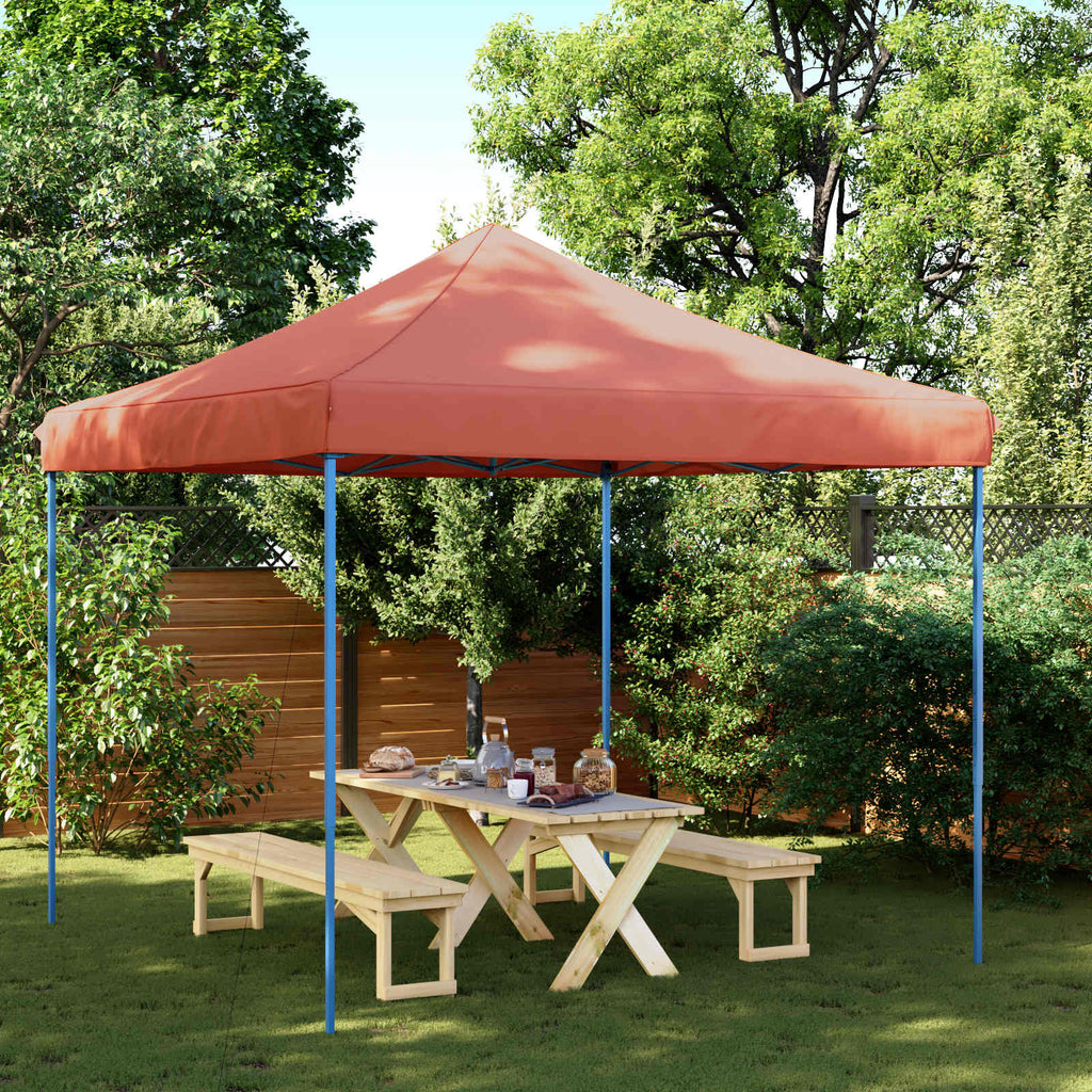 vidaXL Namiot Imprezowy terakota 292 x 292 x 315 cm Materiał Oxford