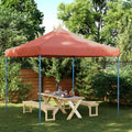 vidaXL Namiot Imprezowy terakota 292 x 292 x 315 cm Materiał Oxford