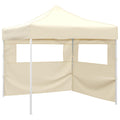 vidaXL Namiot Imprezowy Kremowy 291 x 291 x 315 cm Materiał Oxford