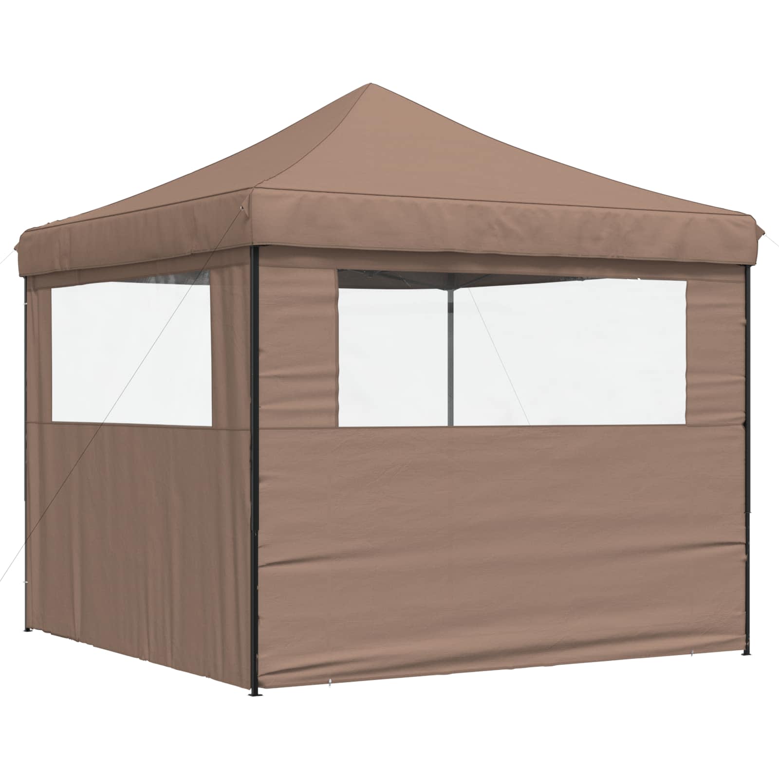 vidaXL Namiot Imprezowy Brązowy 292 x 292 x 315 cm Materiał Oxford