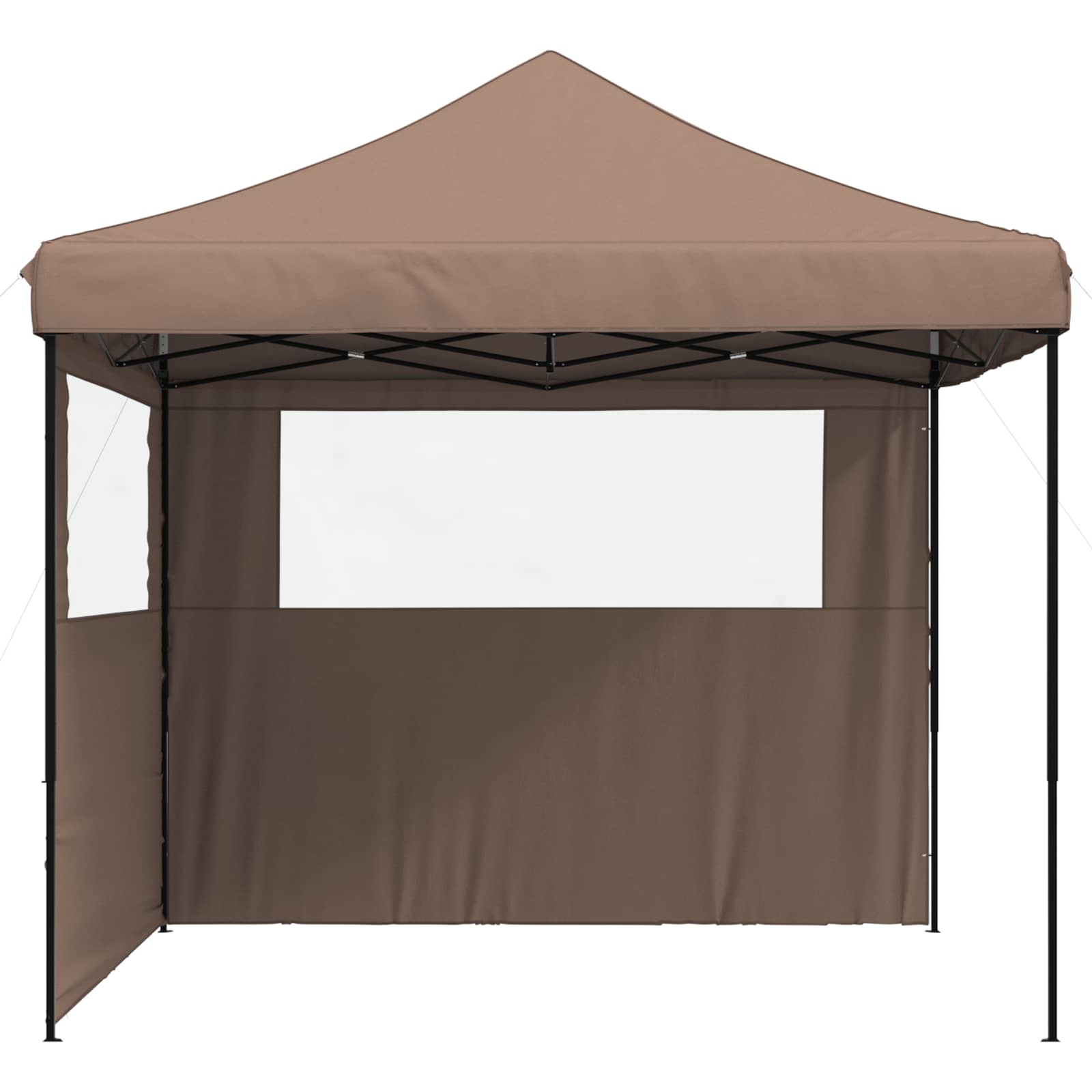 vidaXL Namiot Imprezowy Brązowy 292 x 292 x 315 cm Materiał Oxford