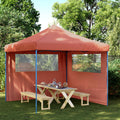 vidaXL Namiot Imprezowy terakota 292 x 292 x 315 cm Materiał Oxford