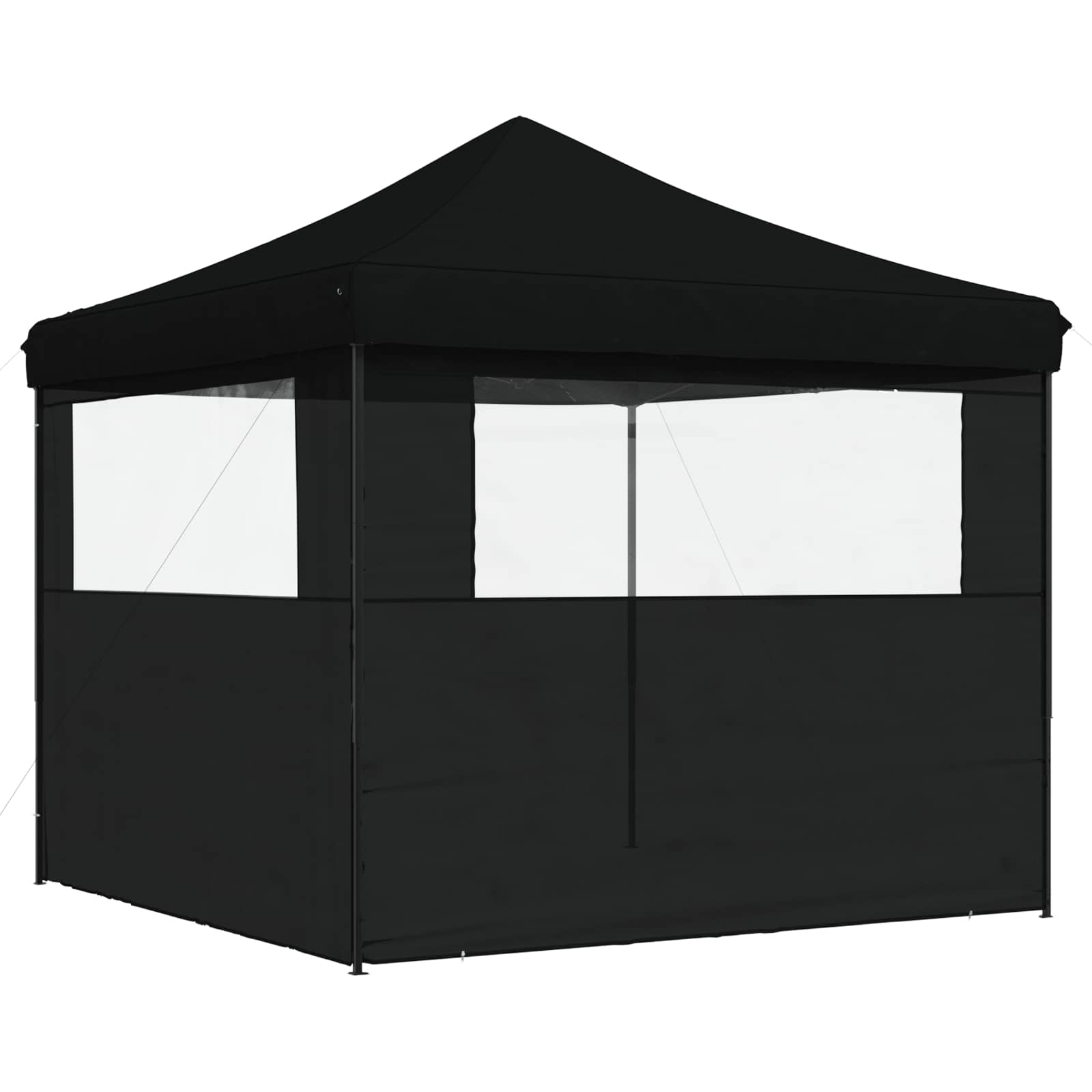 vidaXL Namiot Imprezowy Czarny 292 x 292 x 315 cm Materiał Oxford