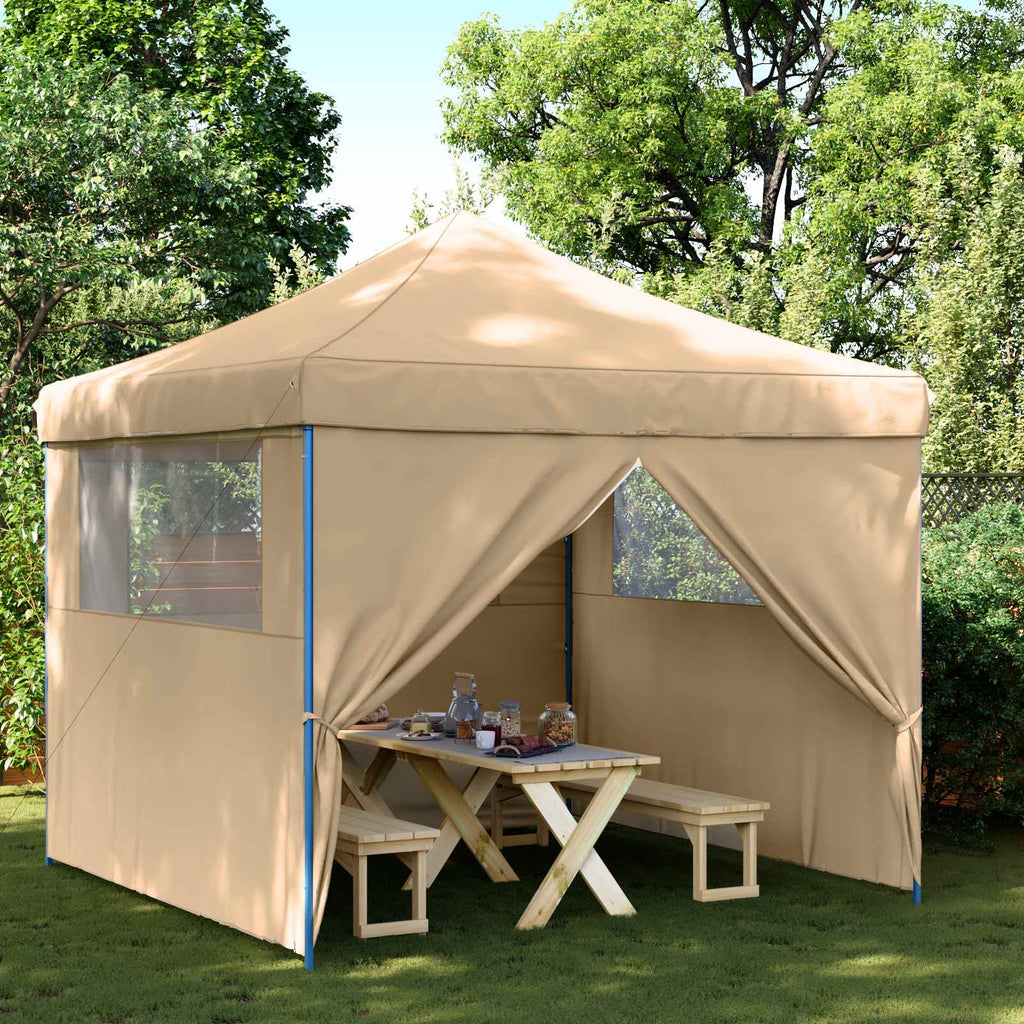 vidaXL Namiot Imprezowy Beżowy 292 x 292 x 315 cm Materiał Oxford