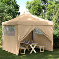 vidaXL Namiot Imprezowy Beżowy 292 x 292 x 315 cm Materiał Oxford