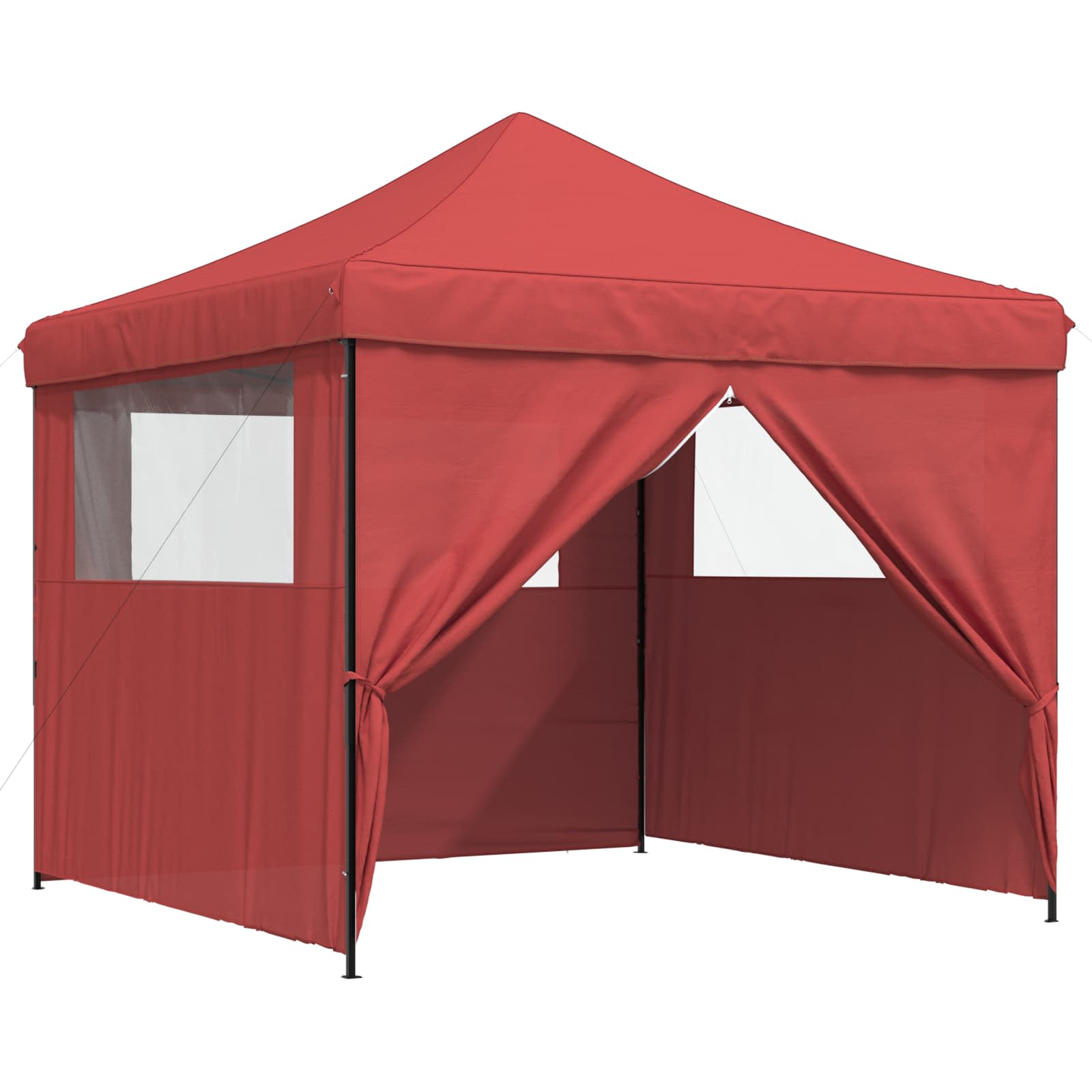 vidaXL Namiot Imprezowy bordowy 292 x 292 x 315 cm Materiał Oxford